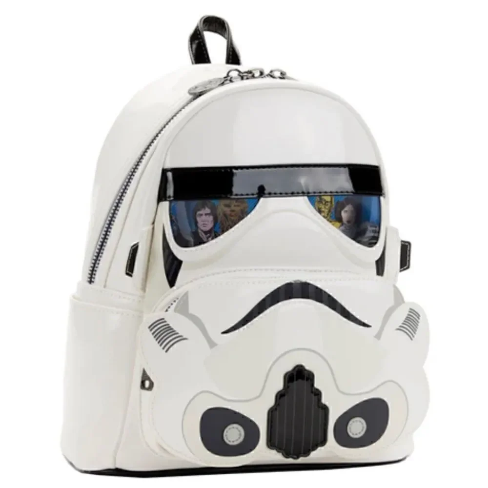 Stormtrooper Lenticular Cosplay LOUNGEFLY Backpack & Wallet Set NWT STAR WARS
